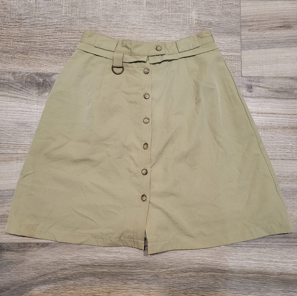 Vintage TravelSmith Convertible Zip Off Skirt Skort Shorts High Rise Women's 6